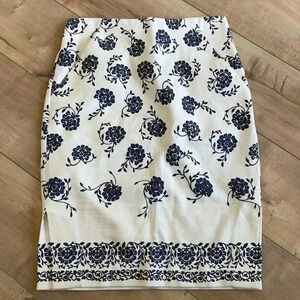4/$25 LOFT Floral Pencil Skirt Sz 0